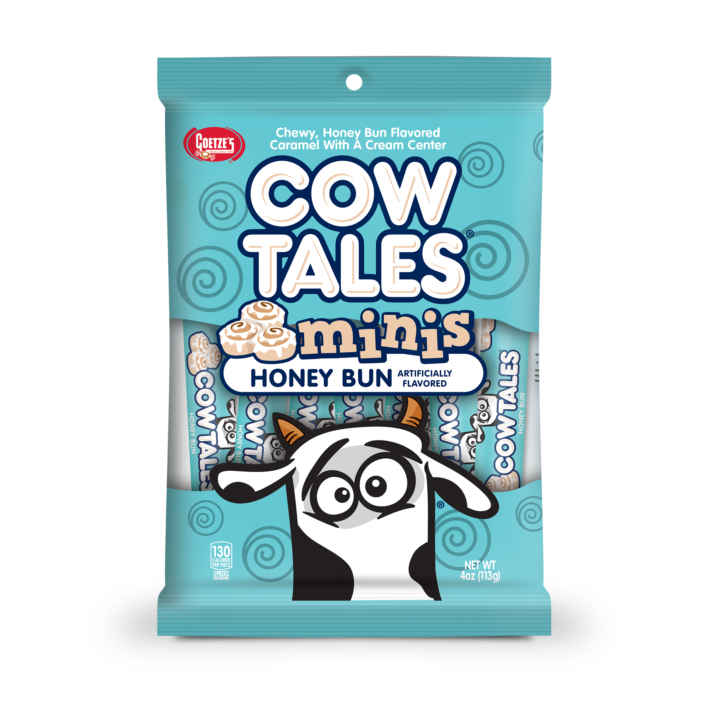 4 oz pack of Honey Bun Cow Tales Minis