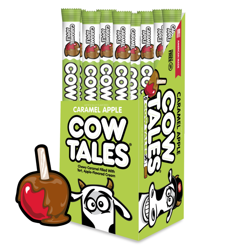 Caramel Apple Cow Tales Carton with a Caramel Apple accents