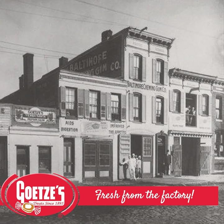 Goetze Factory with caption "Fresh From the Factory!"