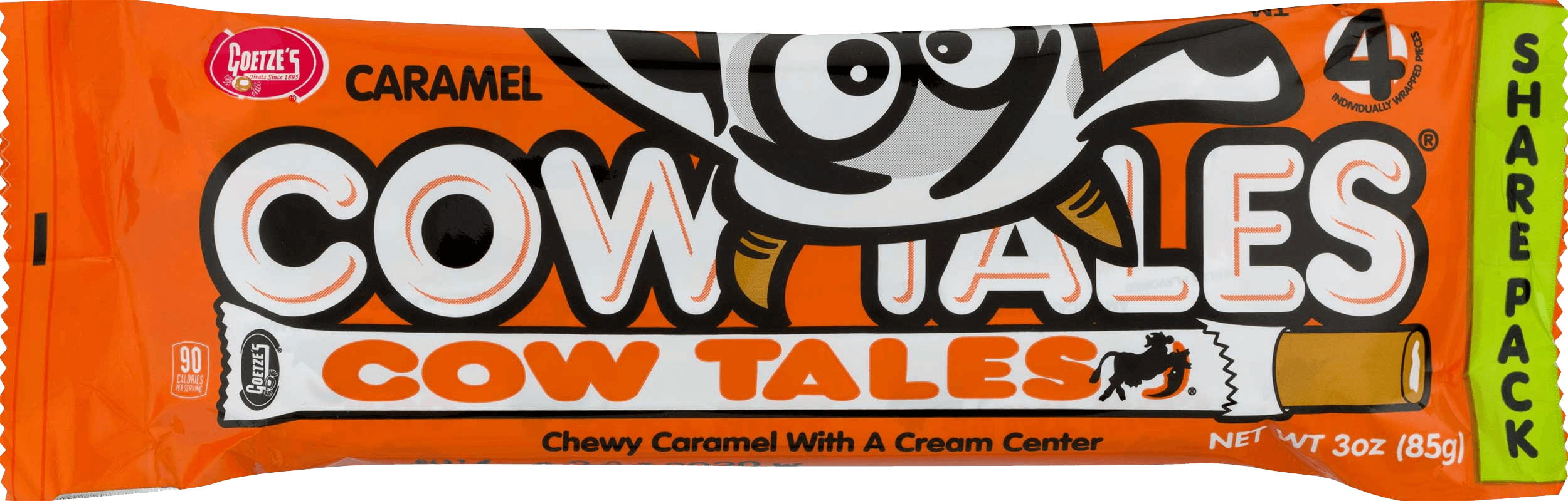 3 oz. Caramel Cow Tales® Share Size Wrapper