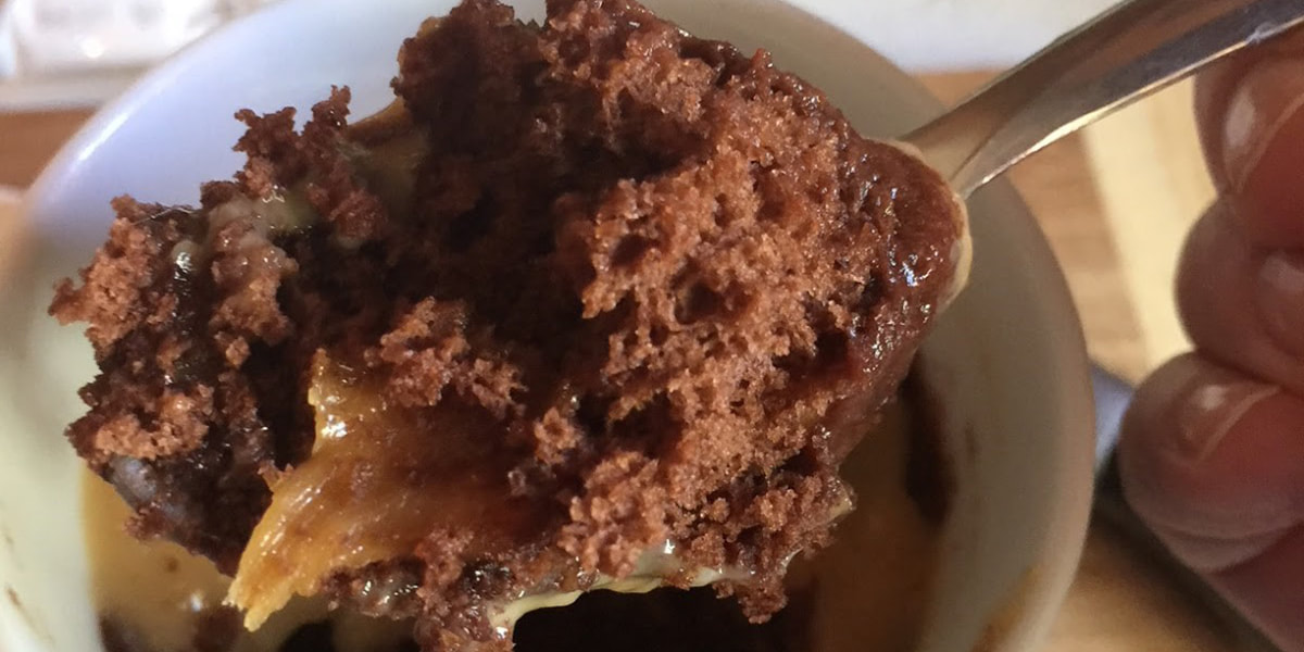 Busy Day Caramel Mug Cake