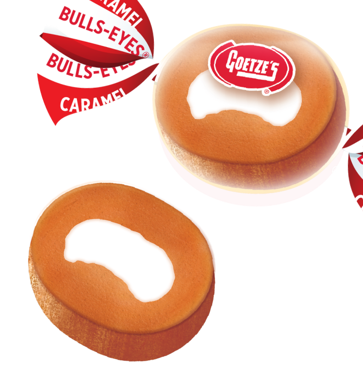 wrapped and unwrapped Caramel Creams candy