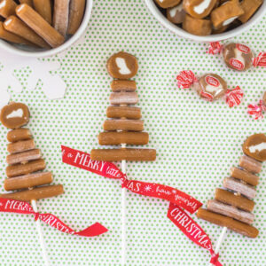 Caramel and Cow Tales Christmas trees