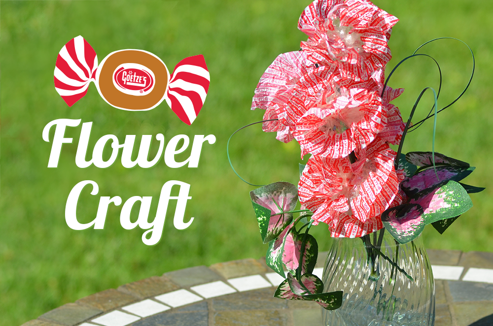 Candy Wrapper Flower Bouquet